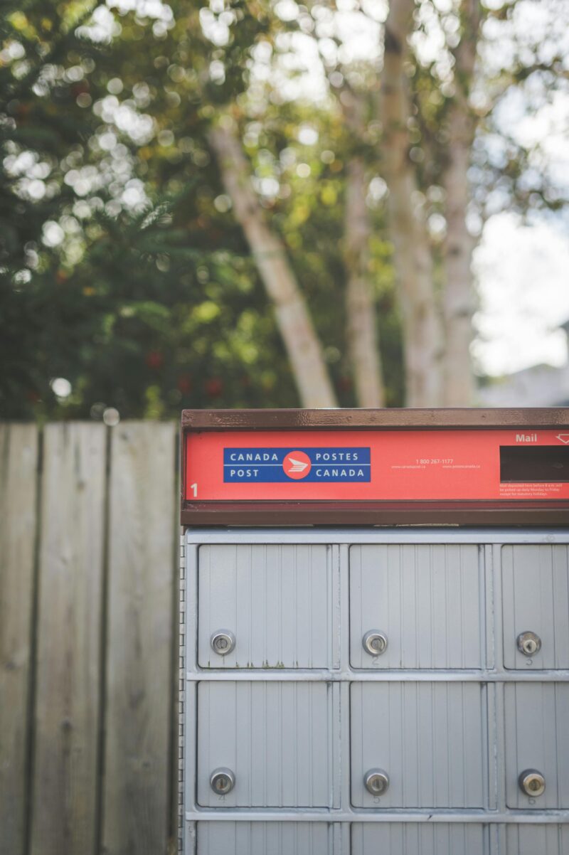 Photo by Stephen Andrews: https://www.pexels.com/photo/a-red-and-gray-steel-mail-box-9900014/